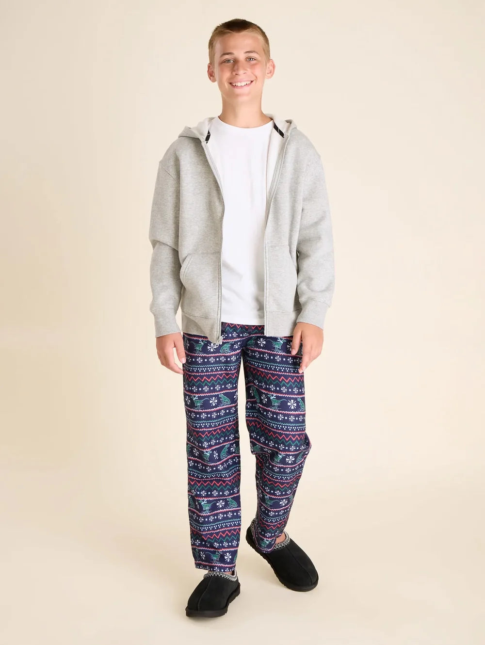 The Santasaurus Rex's (Boys Flannel PJ Pants) - Image 4 - Chubbies Shorts
