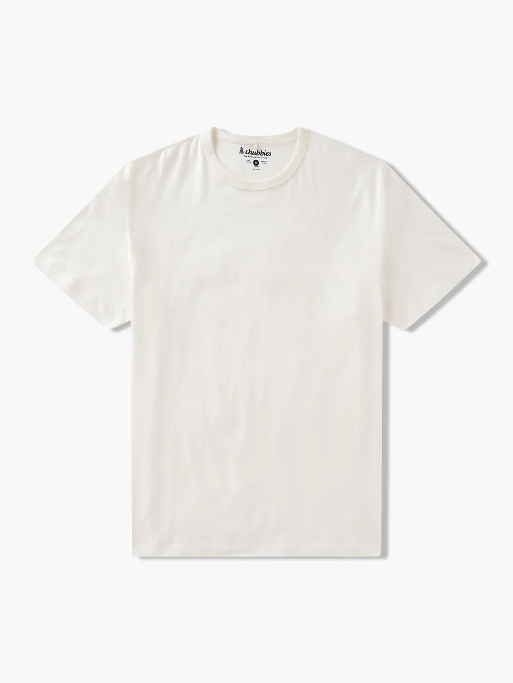 The 24/7, 365 (Essential Non Pocket T-Shirt) - White - Image 1 - Chubbies Shorts