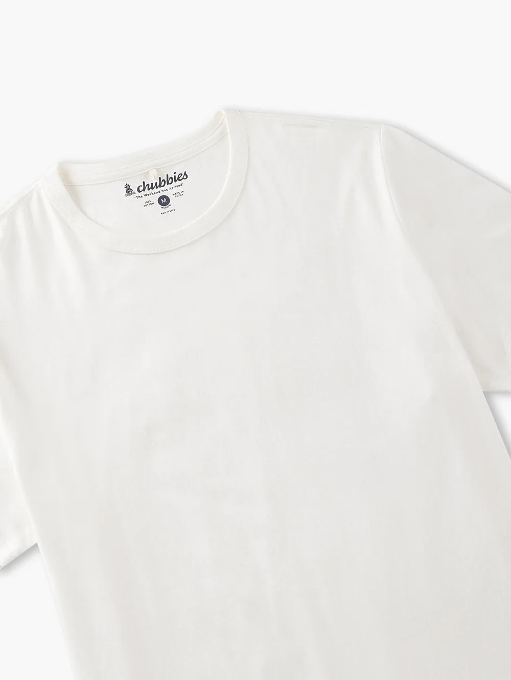 The 24/7, 365 (Essential Non Pocket T-Shirt) - White - Image 2 - Chubbies Shorts