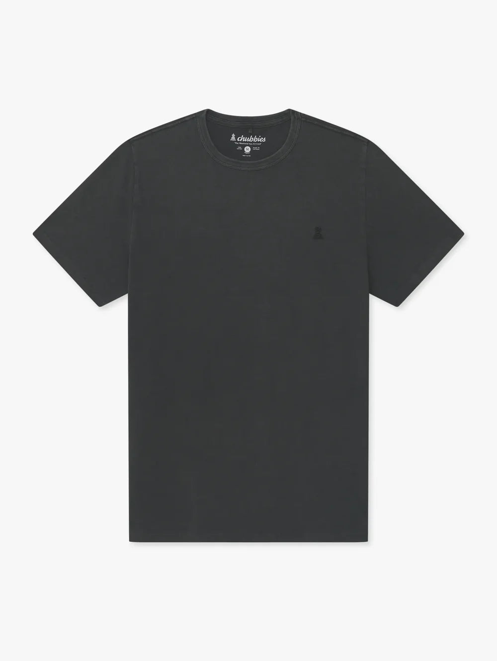 The 24/7, 365 (Essential Non Pocket T-Shirt)- Black - Image 1 - Chubbies Shorts
