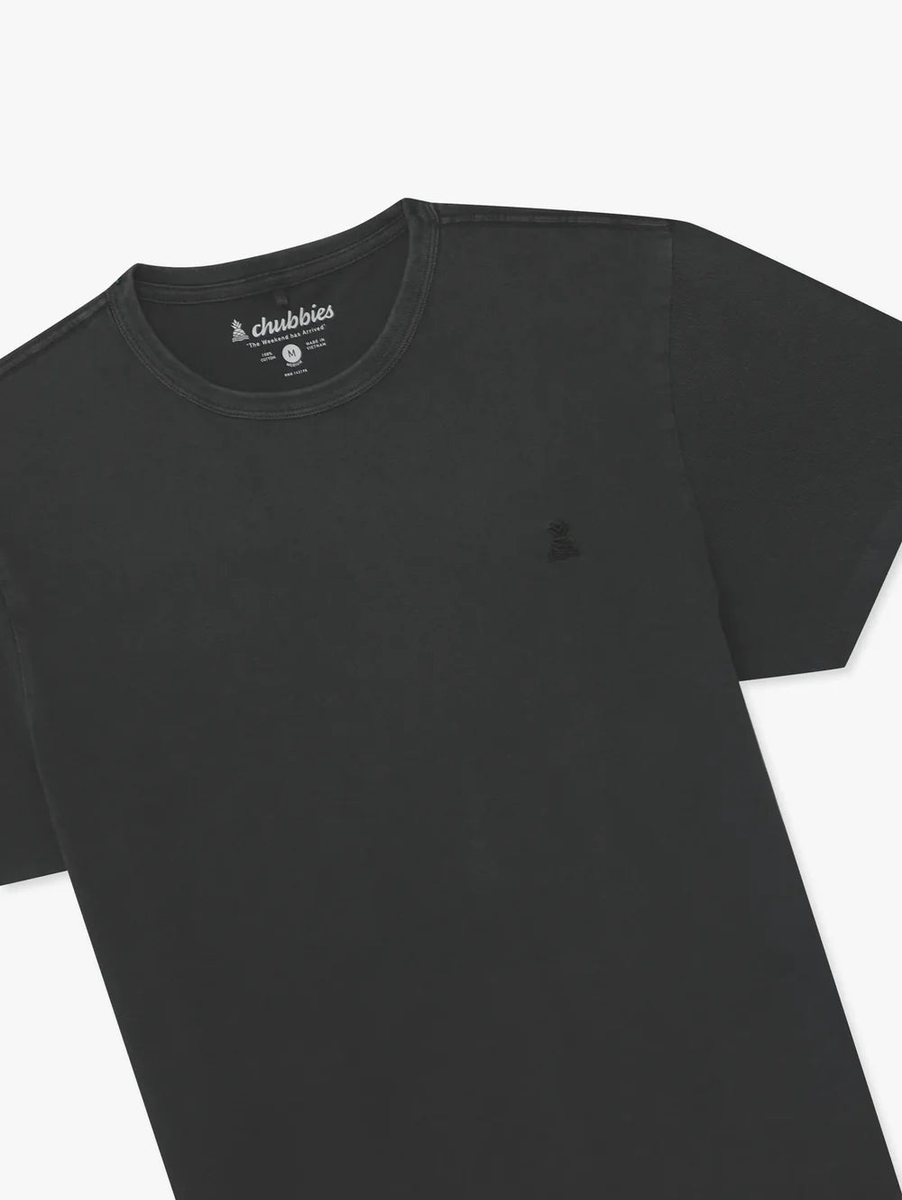 The 24/7, 365 (Essential Non Pocket T-Shirt)- Black - Image 2 - Chubbies Shorts