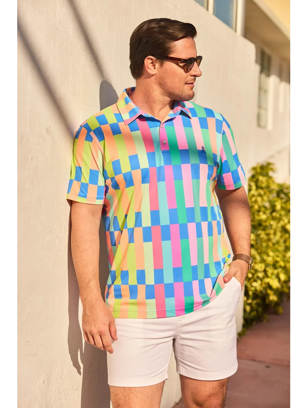 The Technicolor Stitches (Range Polo) - Image 2 - Chubbies Shorts