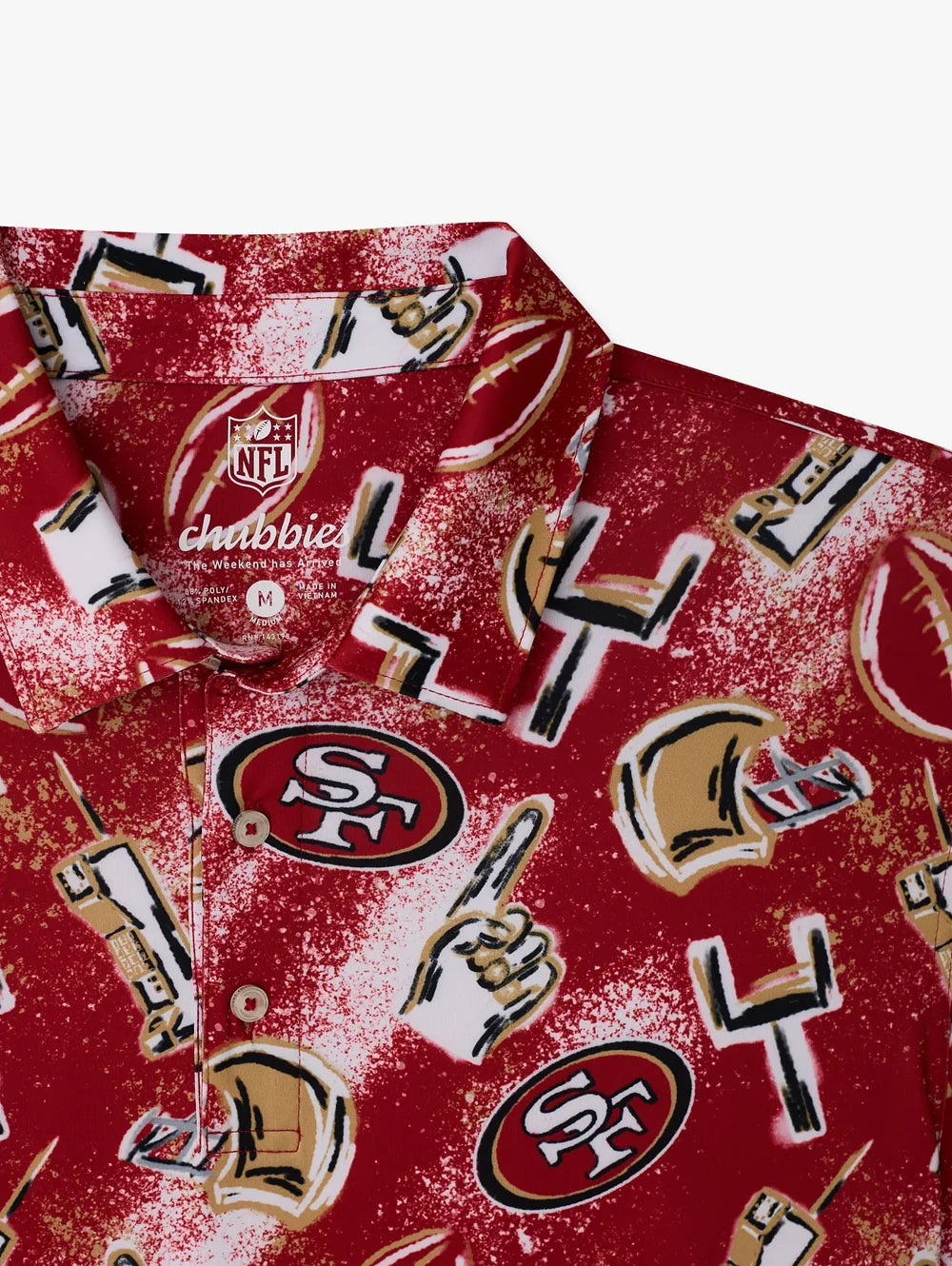 The 49ers First Round Fit (Polo) - Image 3 - Chubbies Shorts