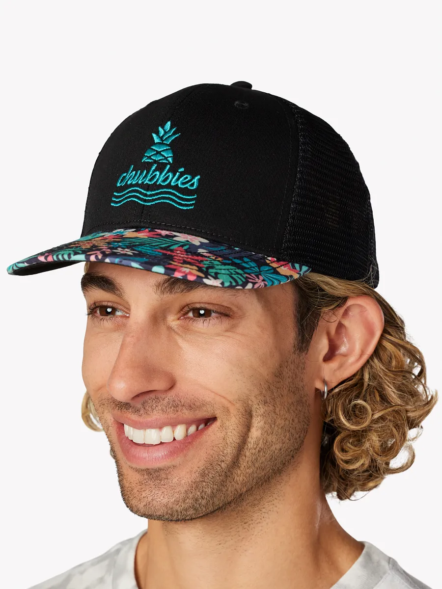 The Black Trucker with Mesh - Image 1 - Chubbies Shorts