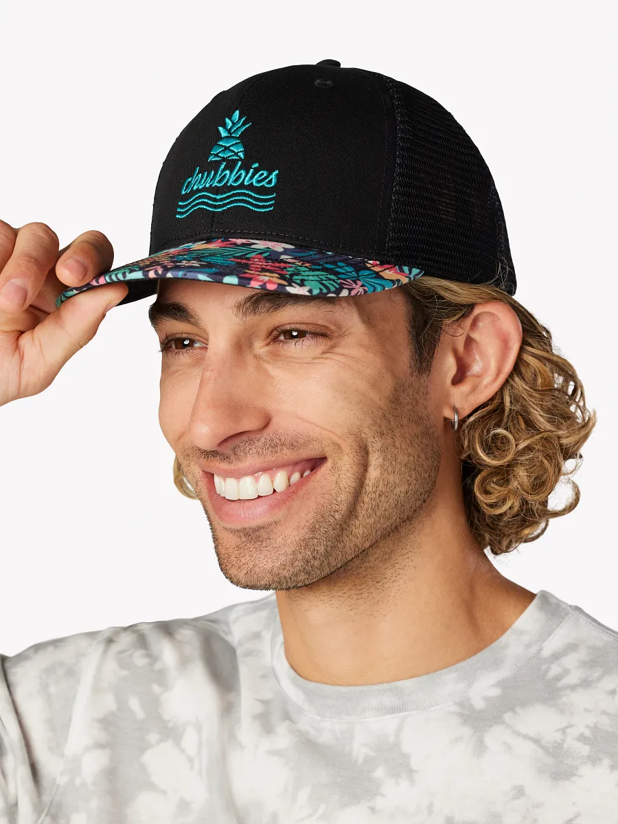 The Black Trucker with Mesh - Image 3 - Chubbies Shorts
