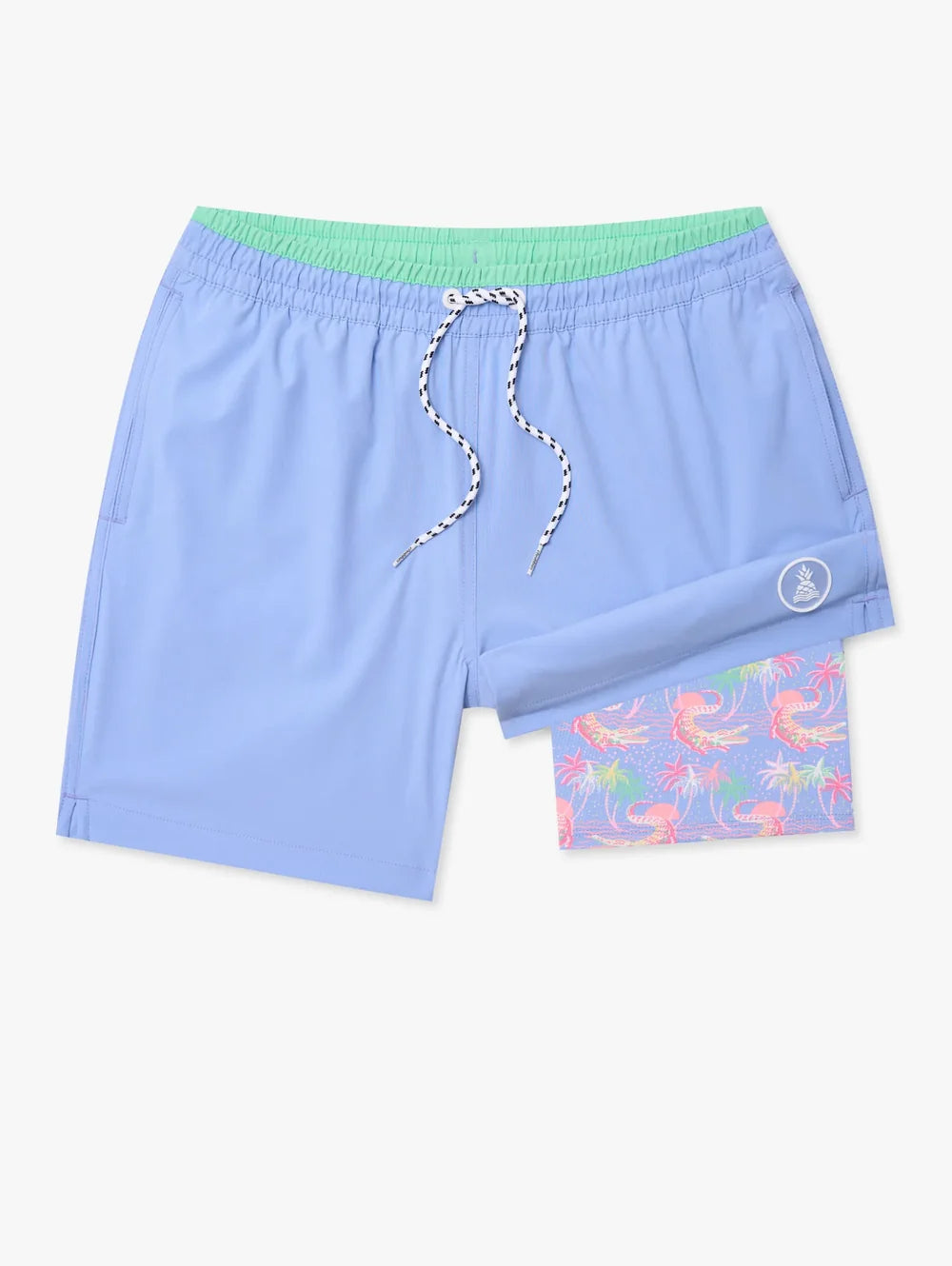 The Alpine Skies 7" (Classic Lined Swim Trunk w/ SP WB) - Image 1 - Chubbies Shorts