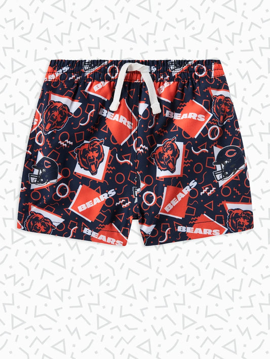 The Bears Game Day Fit (Toddler Swim Trunk) - Image 1 - Chubbies Shorts