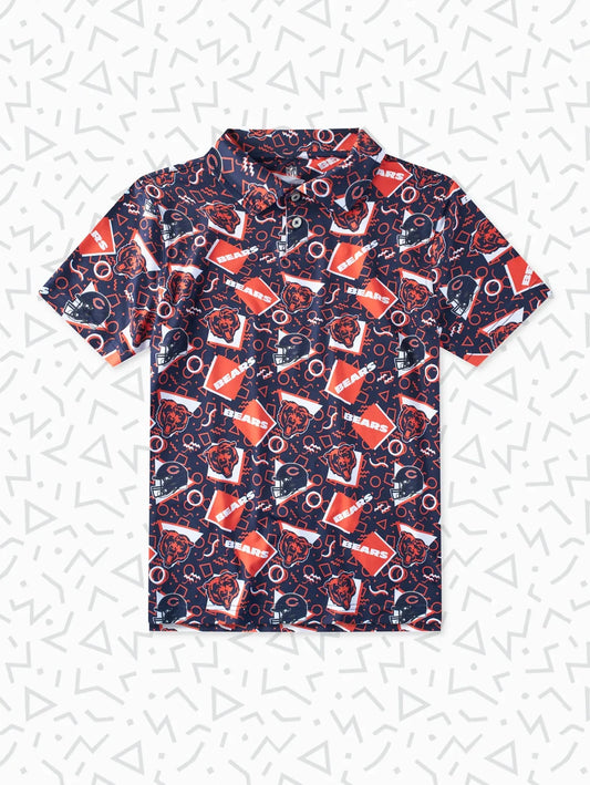 The Bears Game Day Fit (Boys Performance Polo) - Image 1 - Chubbies Shorts