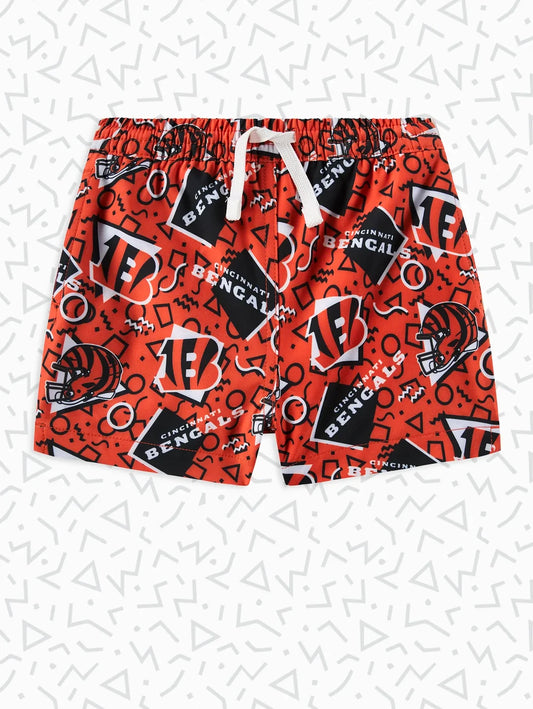 The Bengals Game Day Fit (Toddler Swim Trunk) - Image 1 - Chubbies Shorts