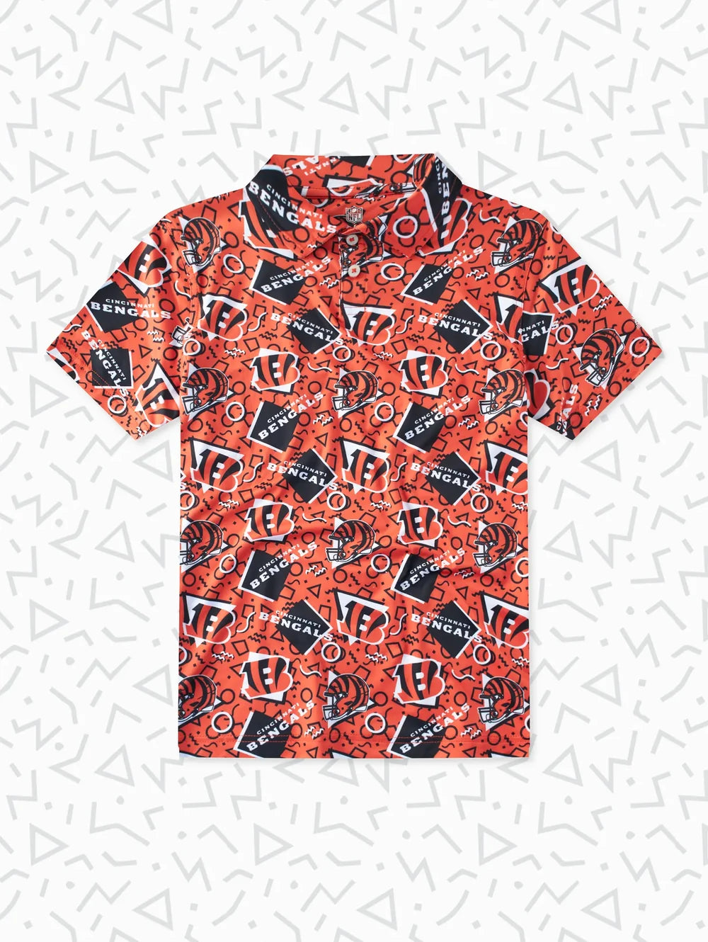 The Bengals Game Day Fit (Boys Performance Polo) - Image 1 - Chubbies Shorts