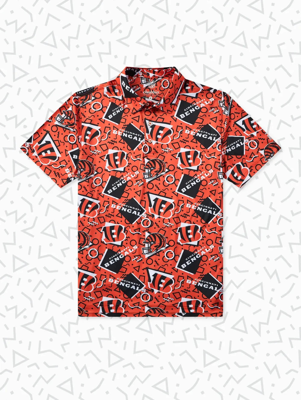 The Bengals Game Day Fit (Performance Polo) - Image 1 - Chubbies Shorts