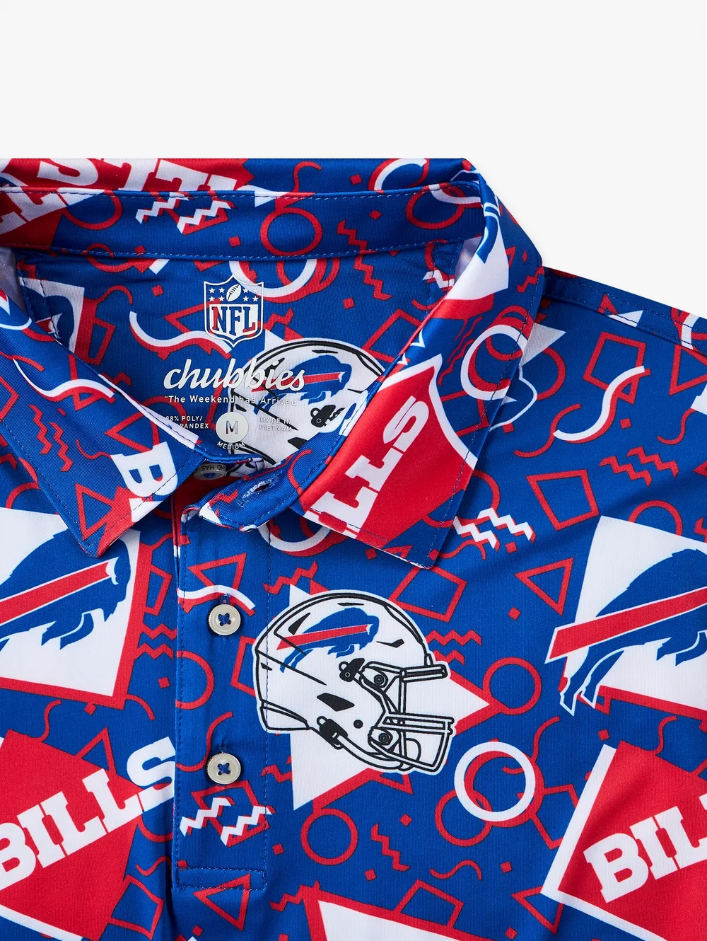 The Bills Game Day Fit (Performance Polo) - Image 3 - Chubbies Shorts