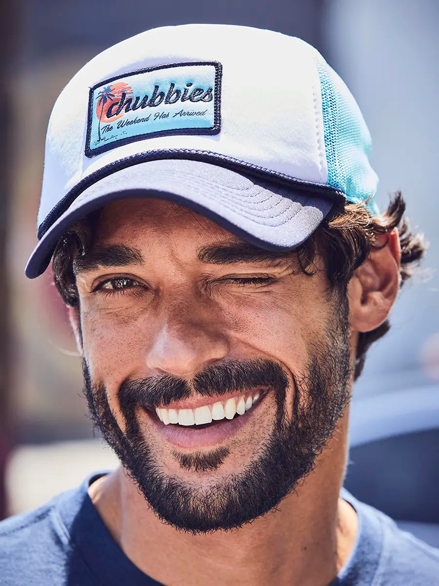The Blue Hues Trucker Hat - Image 2 - Chubbies Shorts
