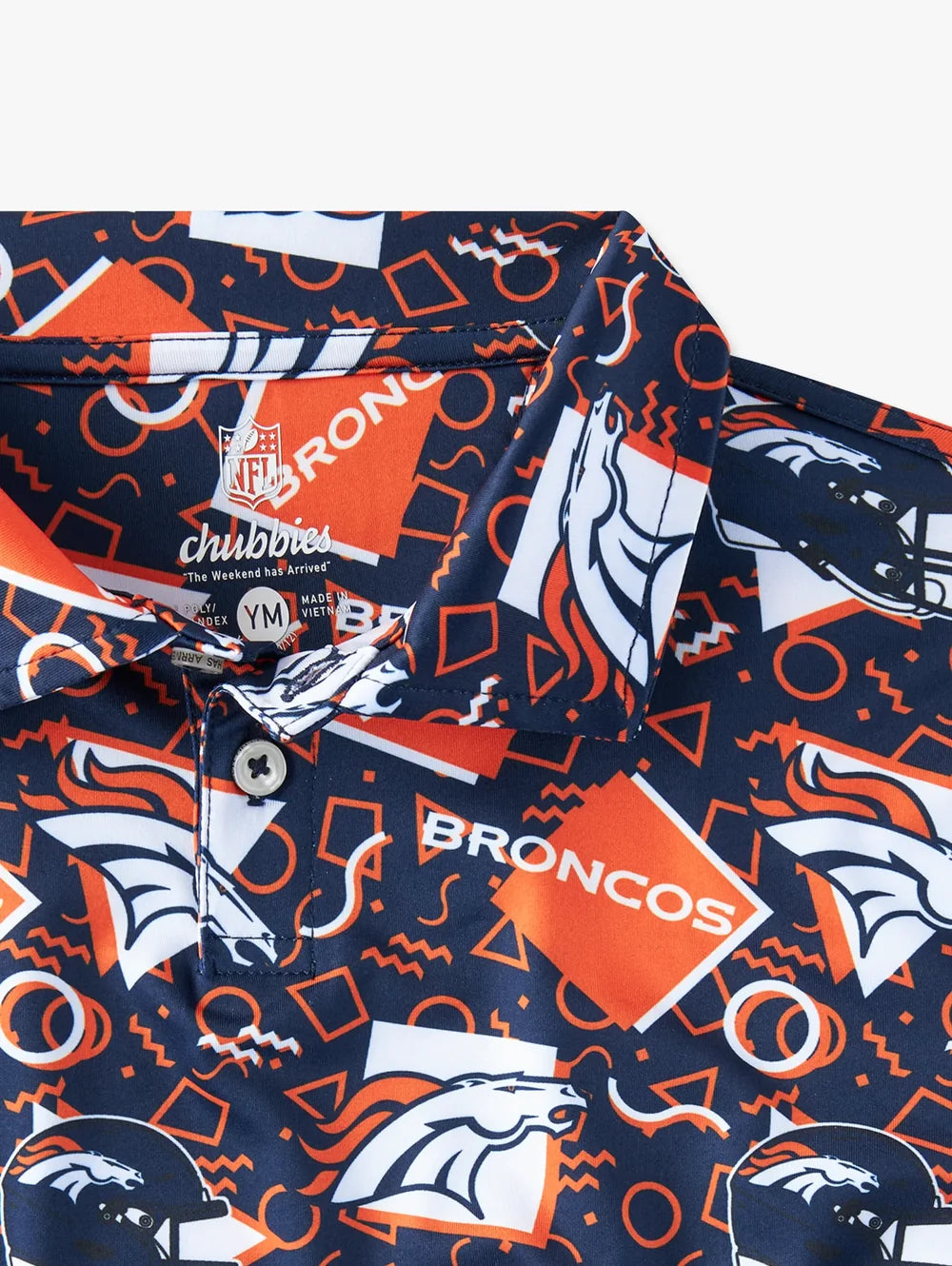 The Broncos Game Day Fit (Boys Performance Polo) - Image 2 - Chubbies Shorts