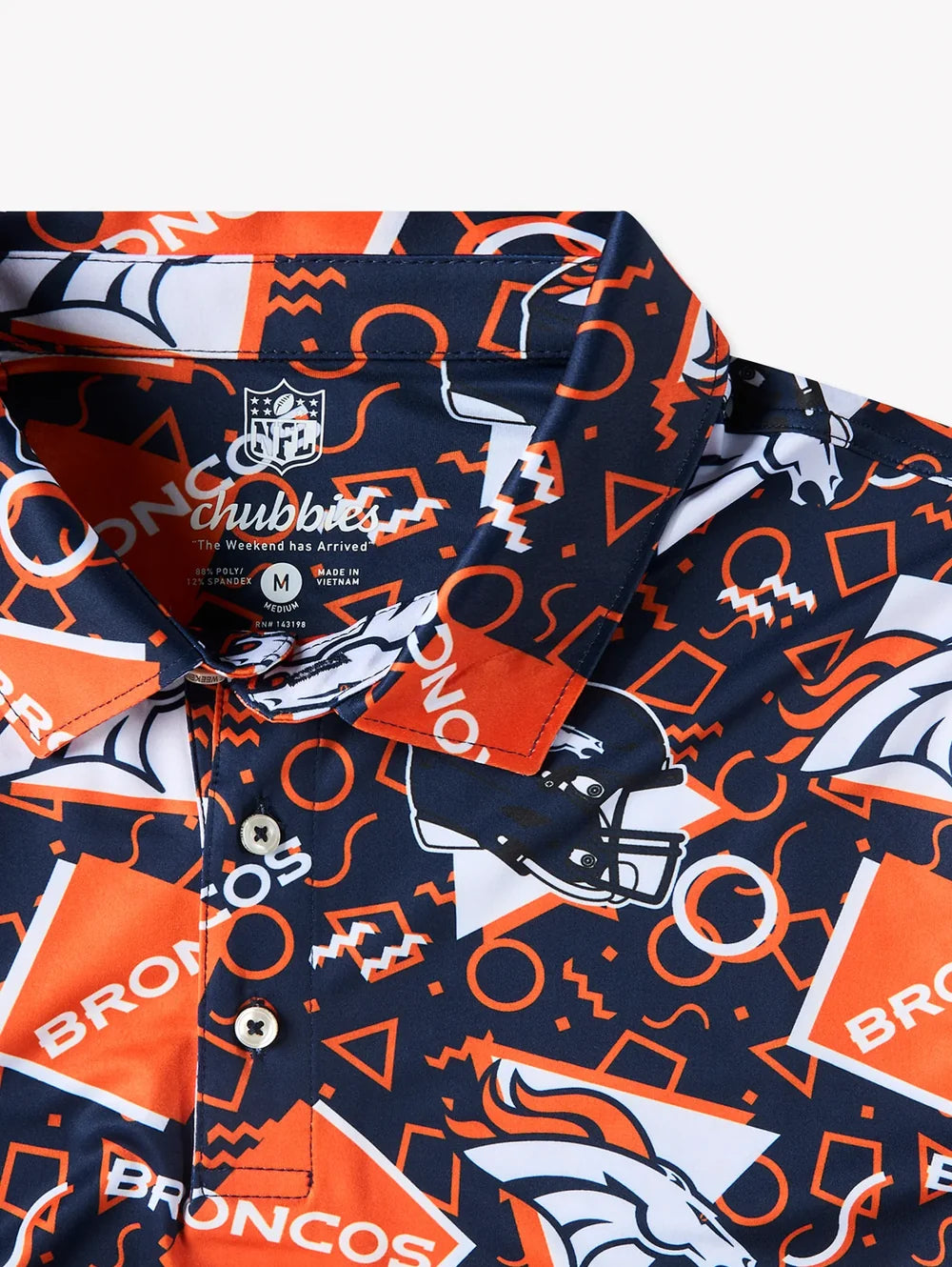 The Broncos Game Day Fit (Performance Polo) - Image 2 - Chubbies Shorts