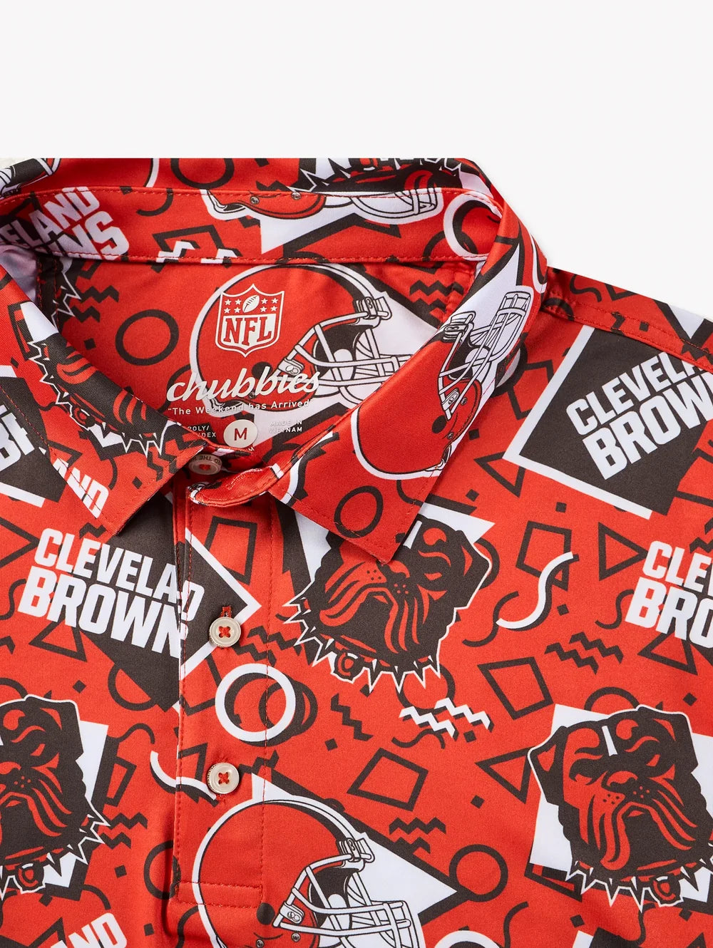 The Browns Game Day Fit (Performance Polo) - Image 3 - Chubbies Shorts