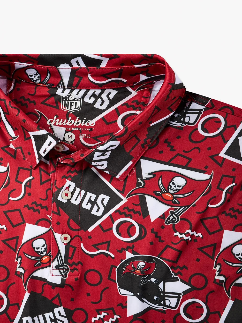 The Buccaneers Game Day Fit (Performance Polo) - Image 2 - Chubbies Shorts