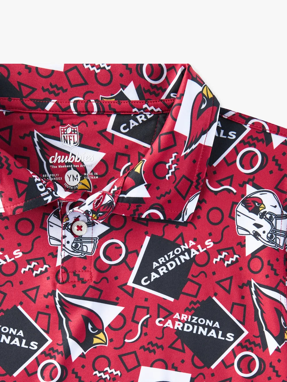 The Cardinals Game Day Fit (Boys Performance Polo) - Image 2 - Chubbies Shorts