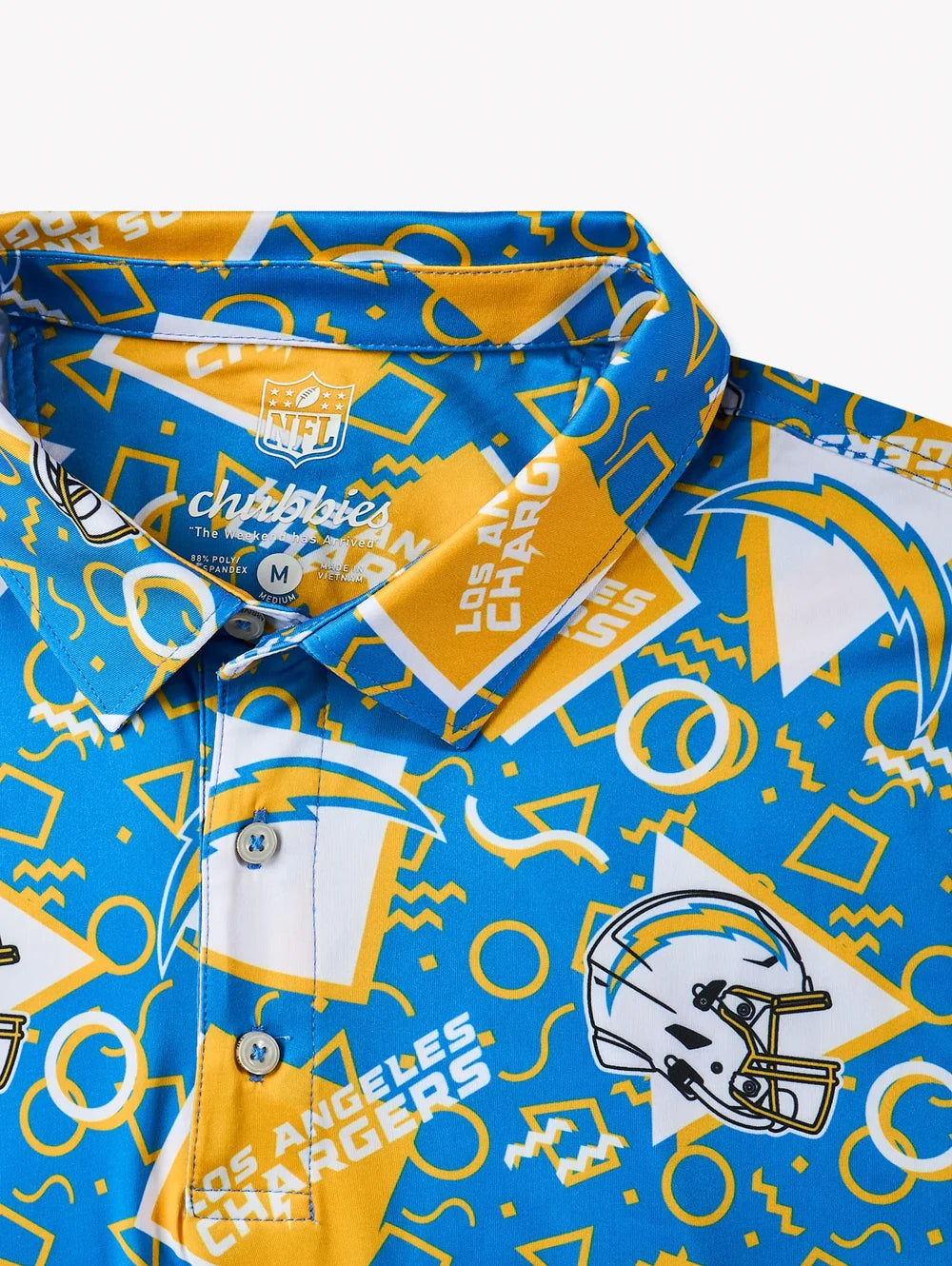 The Chargers Game Day Fit (Performance Polo) - Image 2 - Chubbies Shorts