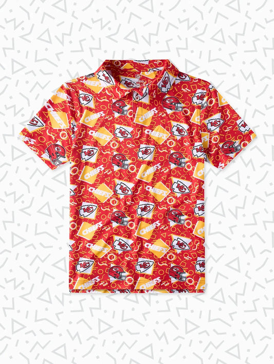 The Chiefs Game Day Fit (Boys Performance Polo) - Image 1 - Chubbies Shorts