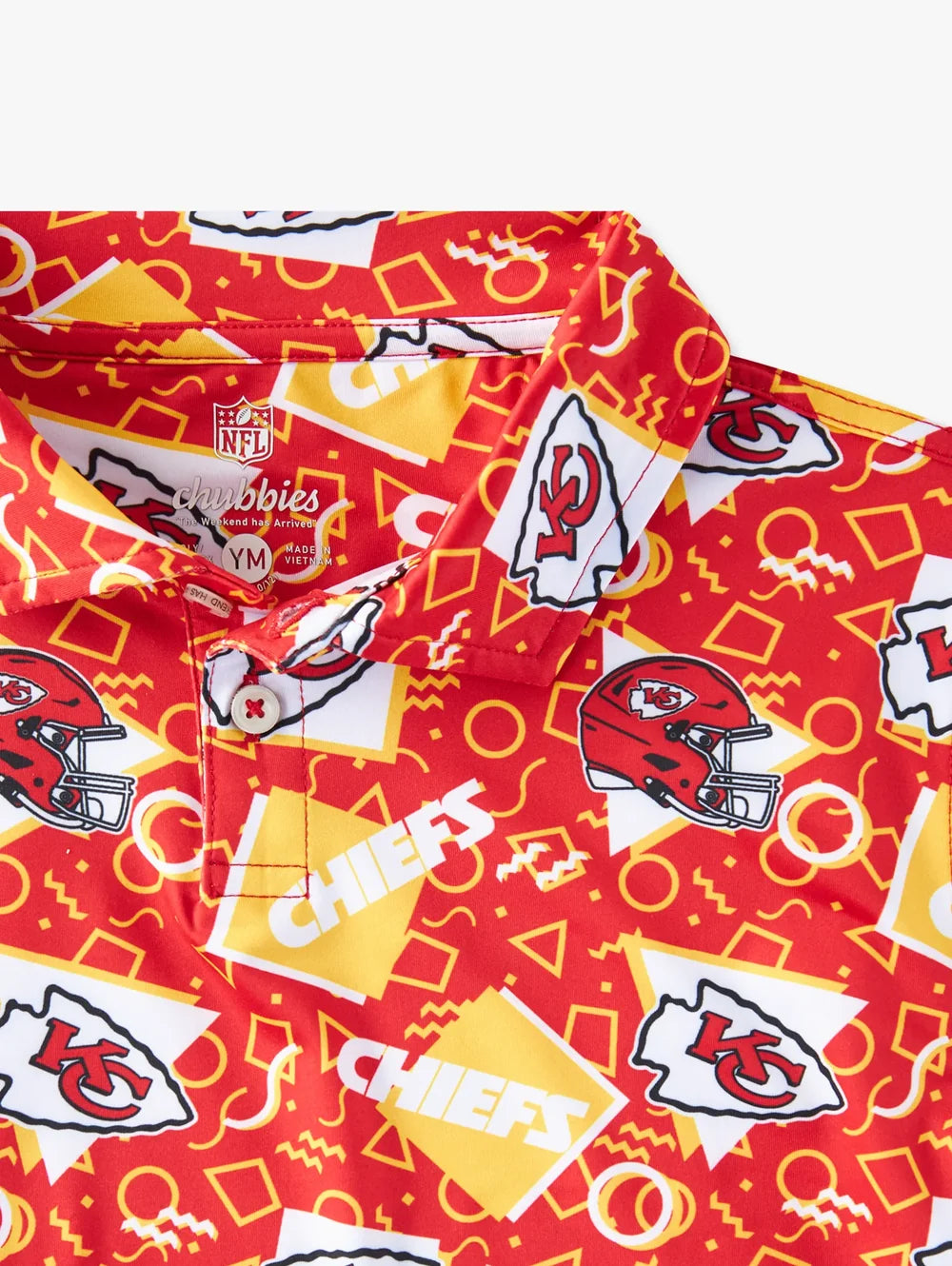 The Chiefs Game Day Fit (Boys Performance Polo) - Image 2 - Chubbies Shorts