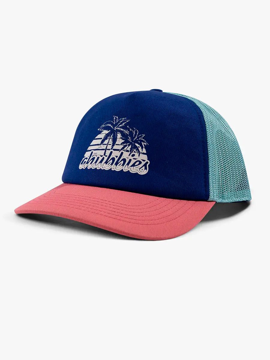 Chubbies Palm Trucker Hat - Image 1 - Chubbies Shorts