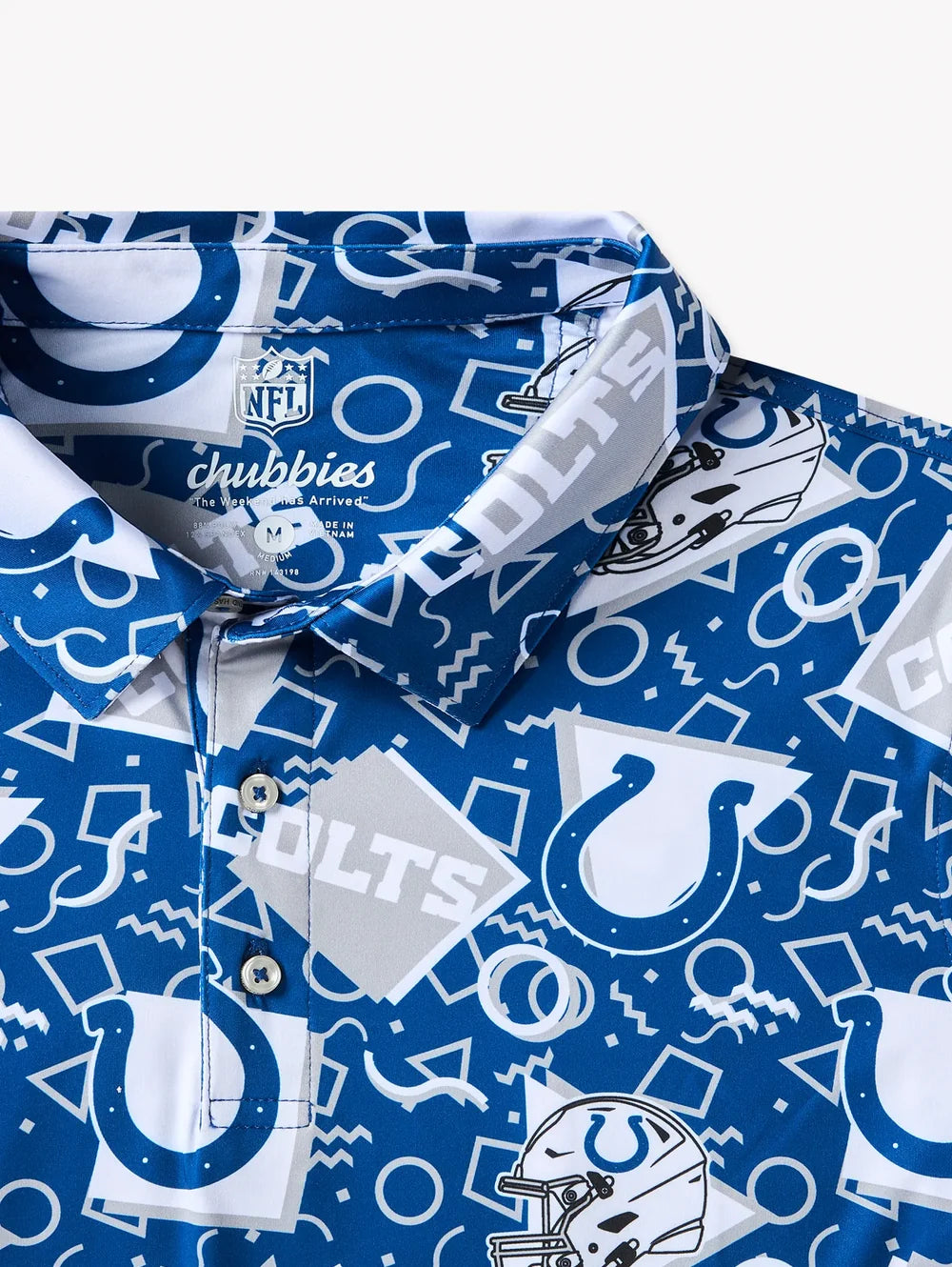 The Colts Game Day Fit (Performance Polo) - Image 2 - Chubbies Shorts