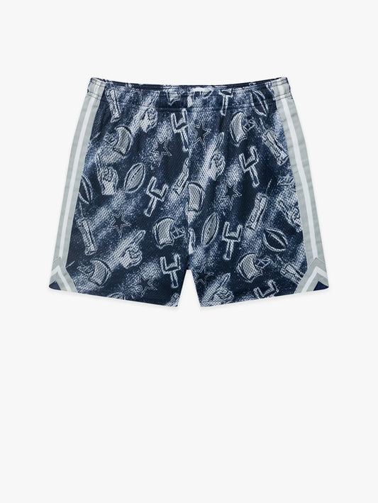 The Cowboys First Round Fit (Mesh Short) - Image 1 - Chubbies Shorts