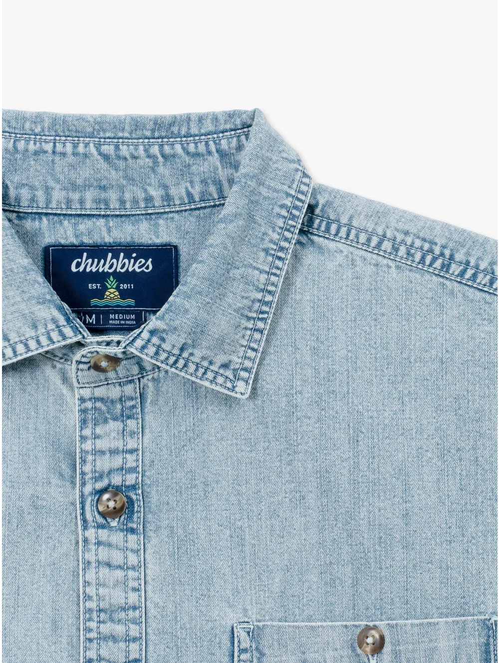 The Denim Drift (Dock Shirt) - Image 6 - Chubbies Shorts