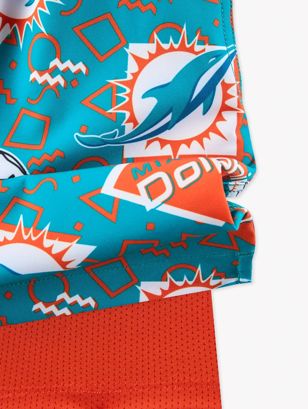 The Dolphins Game Day Fit 5.5" (Classic Lined Swim) - Image 2 - Chubbies Shorts