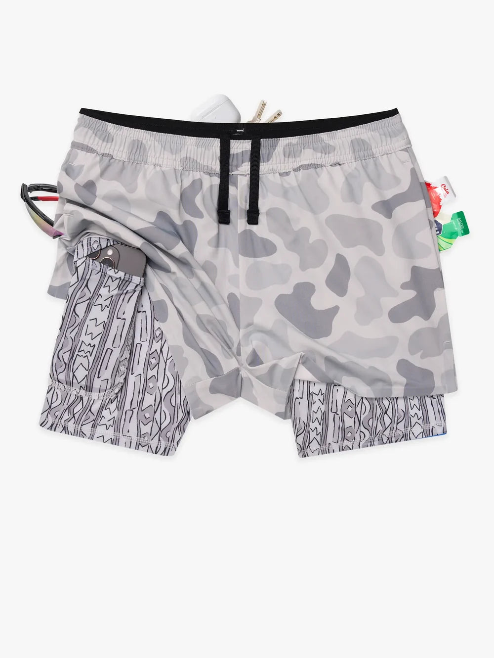 The Duck & Cover (Boys Ultimate Training Short)- Gray - Image 2 - Chubbies Shorts