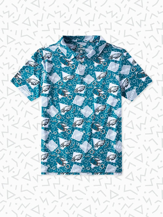 The Eagles Game Day Fit (Boys Performance Polo) - Image 1 - Chubbies Shorts