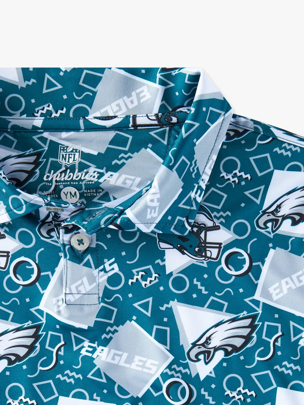 The Eagles Game Day Fit (Boys Performance Polo) - Image 3 - Chubbies Shorts