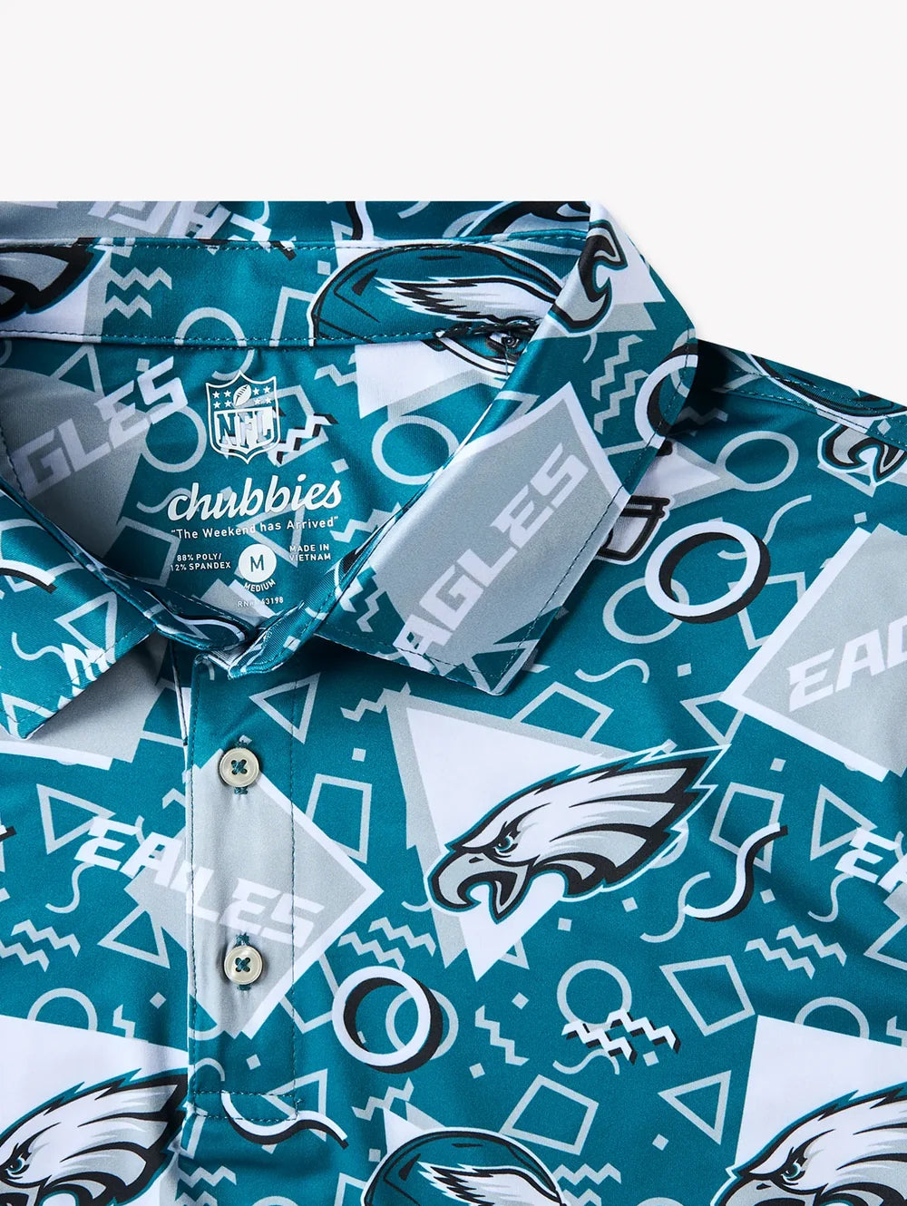 The Eagles Game Day Fit (Performance Polo) - Image 2 - Chubbies Shorts