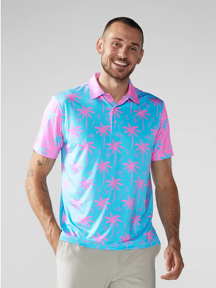 Performance Polo (Electric Slide) - Image 1 - Chubbies Shorts
