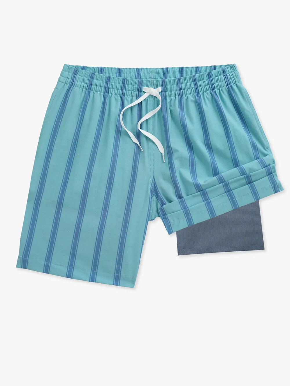 The Everpine Stripes 7" (Classic Lined Swim Trunk) - Image 1 - Chubbies Shorts