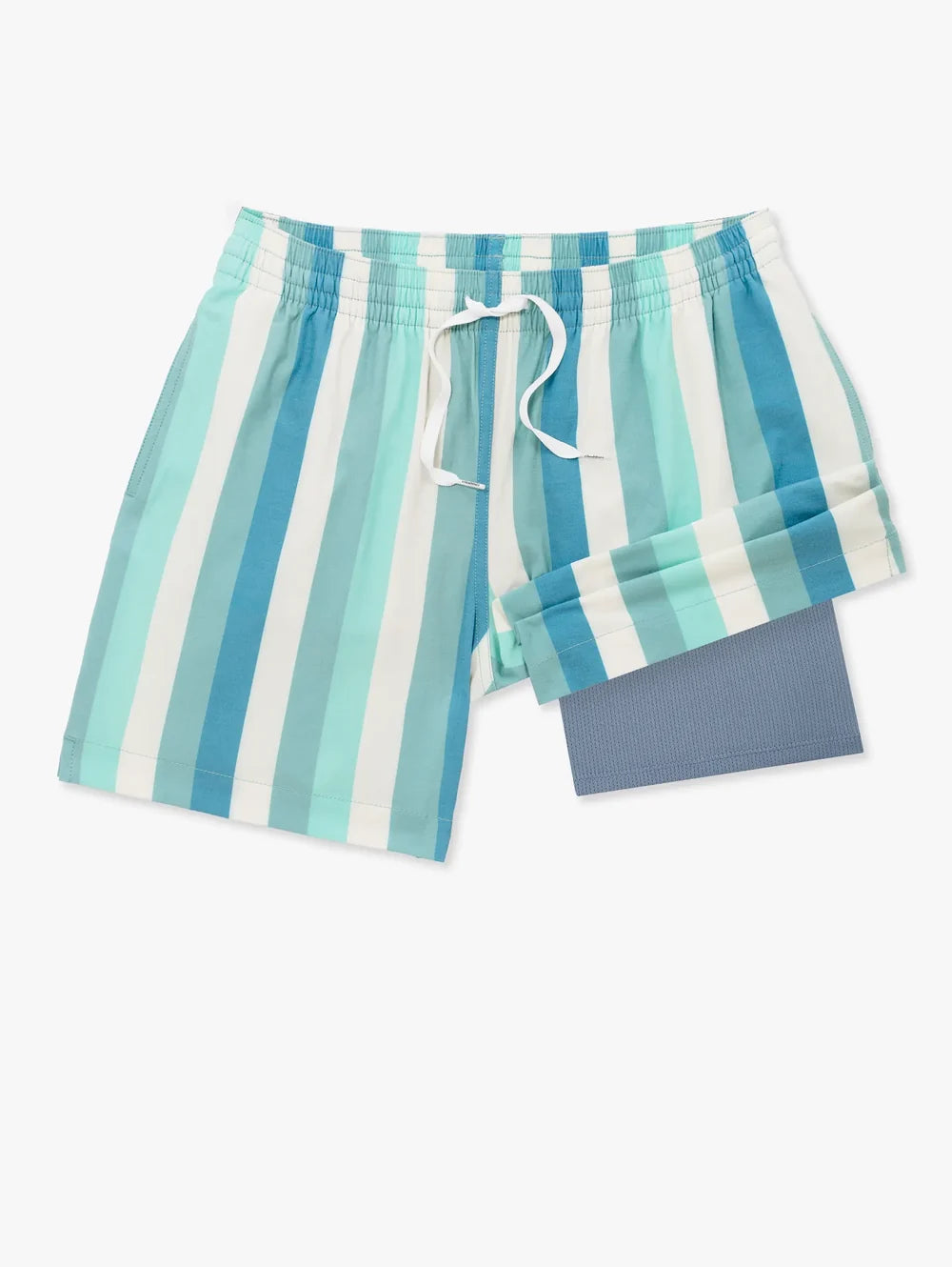 The Eversea Stripes 5.5" (Classic Lined Swim Trunk) - Image 1 - Chubbies Shorts