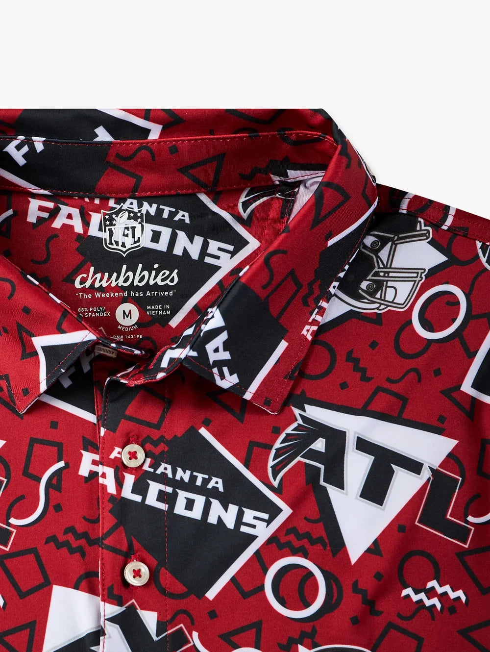 The Falcons Game Day Fit (Performance Polo) - Image 2 - Chubbies Shorts