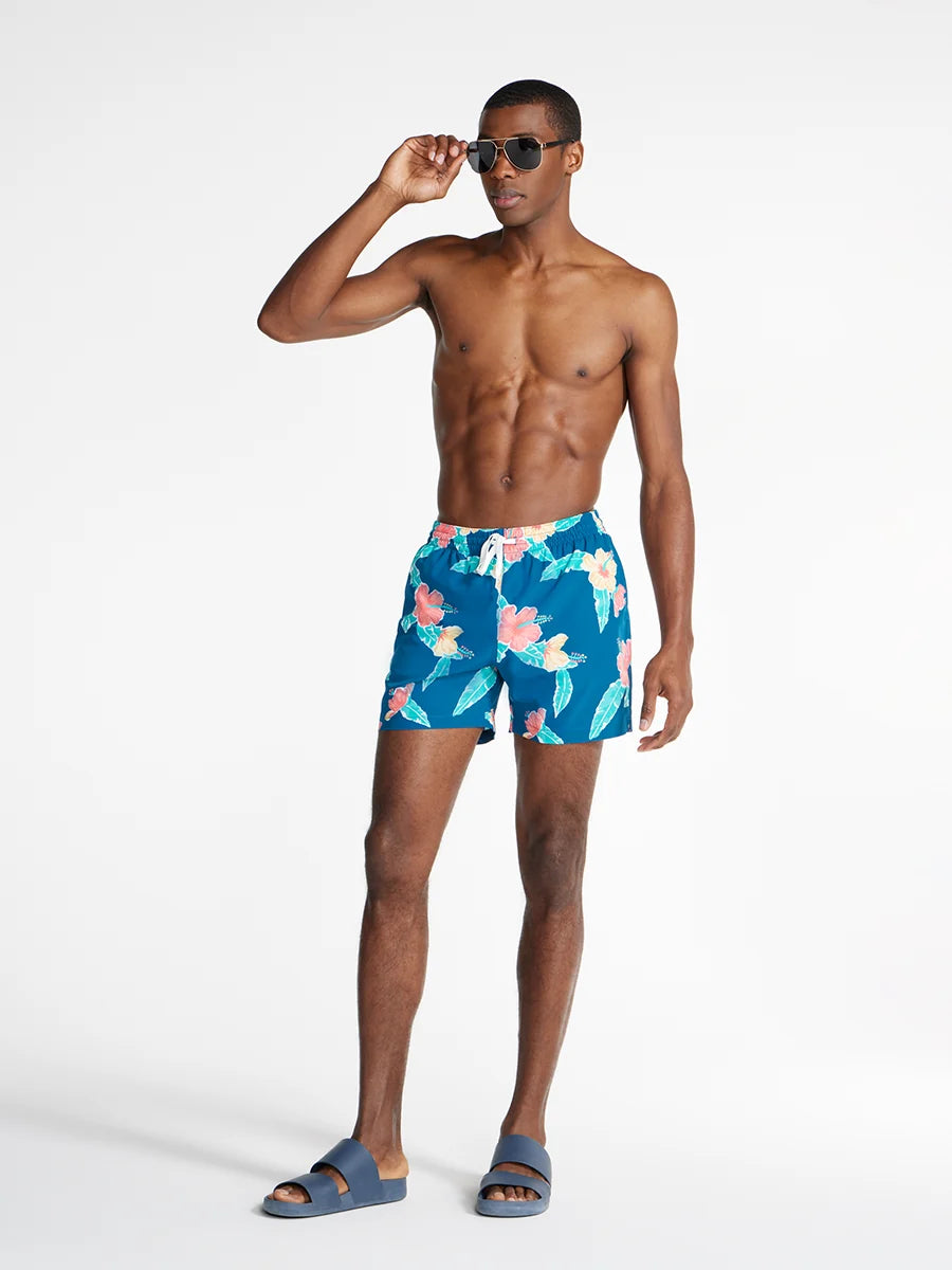 The Floral Reefs 5.5" (Classic Swim Trunk) - Image 5 - Chubbies Shorts