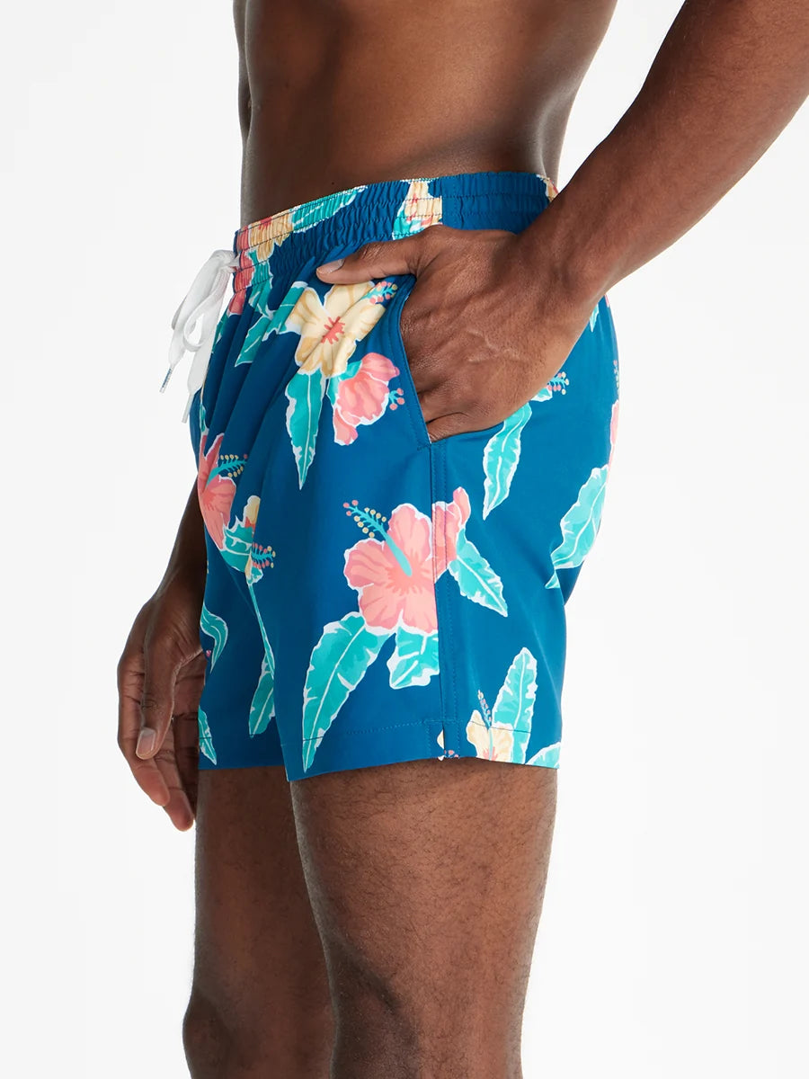 The Floral Reefs 5.5" (Classic Swim Trunk) - Image 3 - Chubbies Shorts