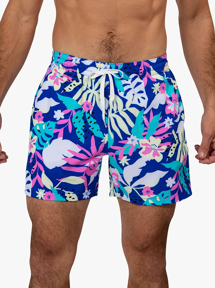 The Floral Surprises 5.5" (Classic Swim Trunk) - Image 1 - Chubbies Shorts