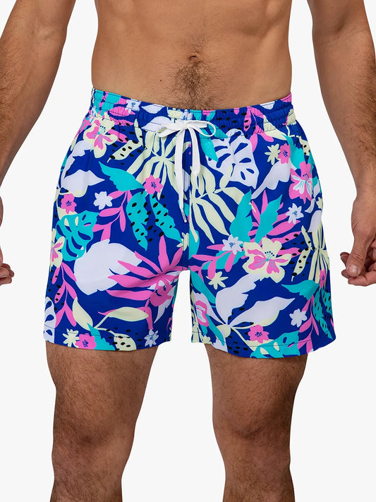 The Floral Surprises 5.5" (Classic Swim Trunk) - Image 1 - Chubbies Shorts