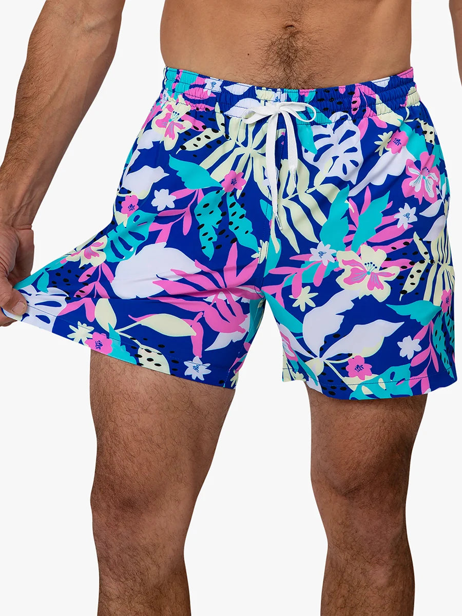 The Floral Surprises 5.5" (Classic Swim Trunk) - Image 3 - Chubbies Shorts