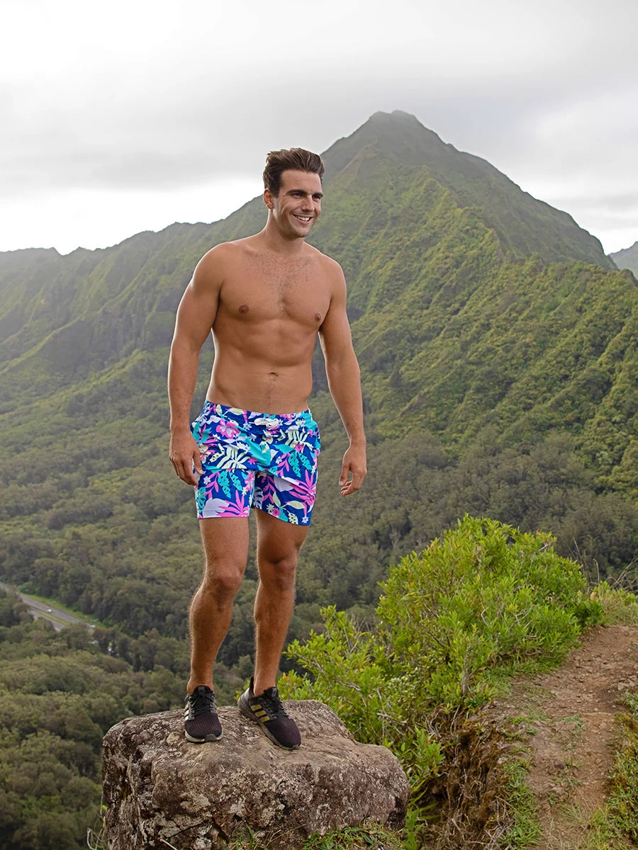 The Floral Surprises 5.5" (Classic Swim Trunk) - Image 2 - Chubbies Shorts