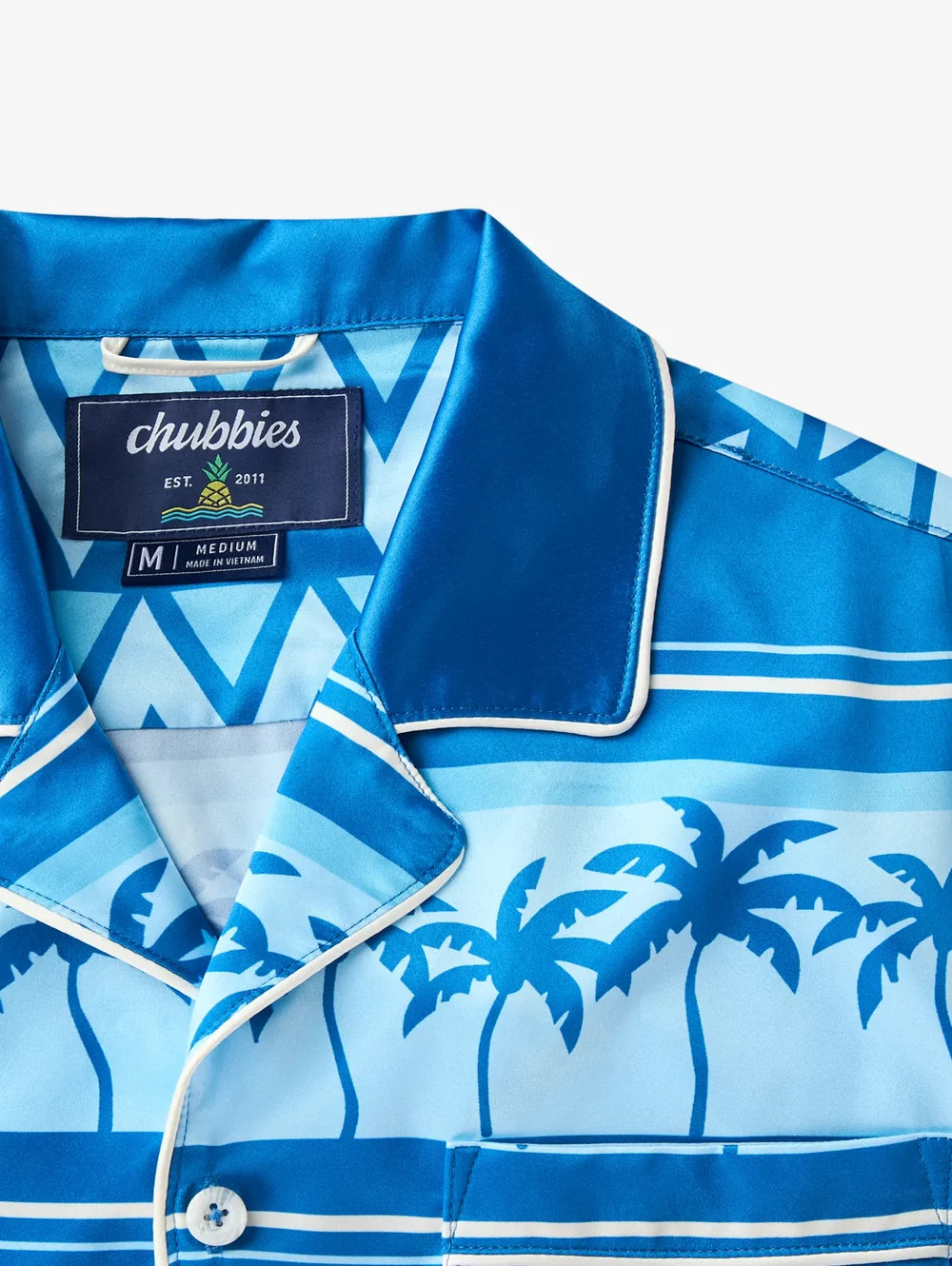 The Fly-Mingo- Blue (Satin Sleep Shirt) - Image 3 - Chubbies Shorts
