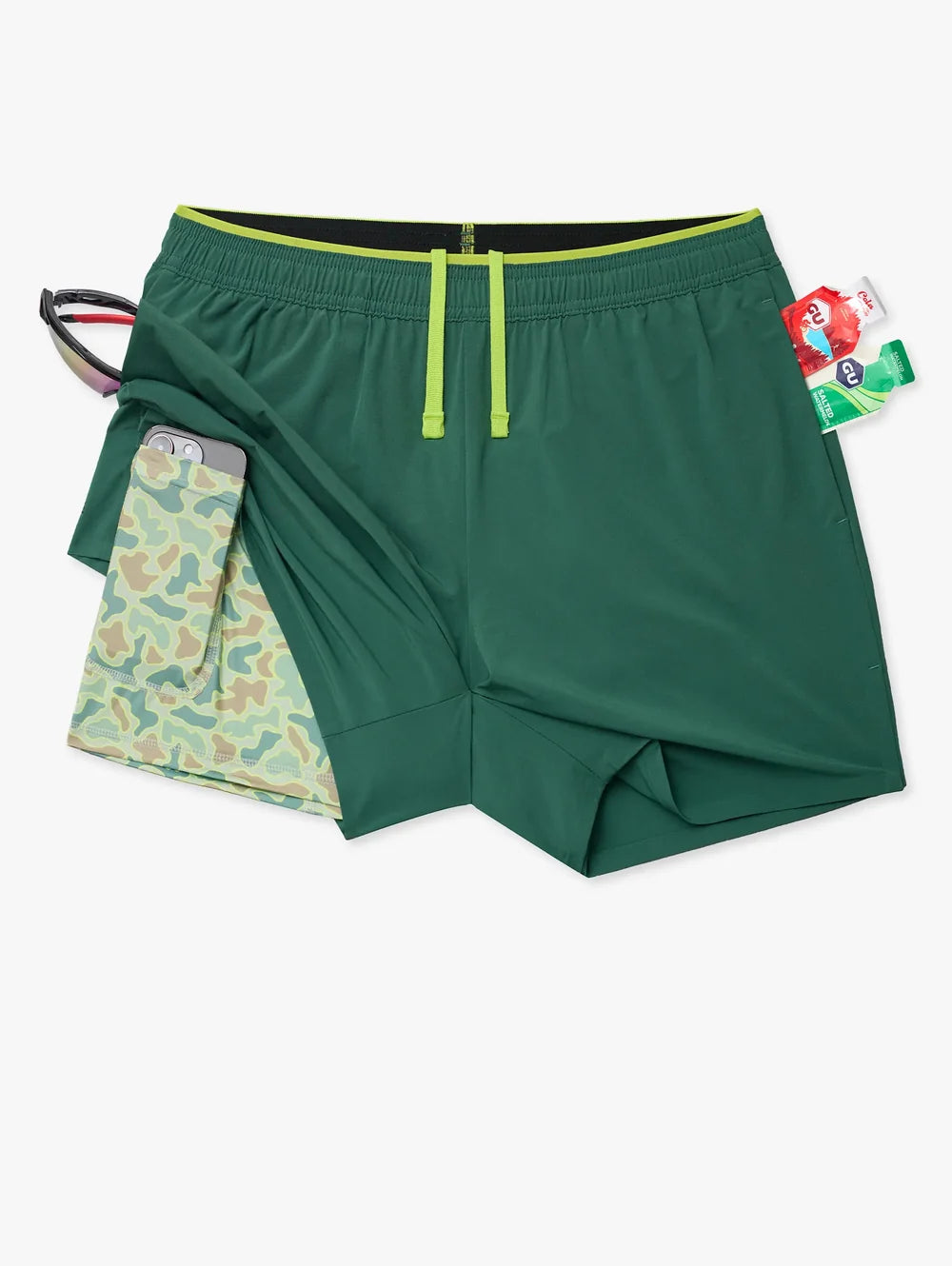The Forest Floors 5.5" (Ultimate Training Short with Hidden Liner) - Image 1 - Chubbies Shorts