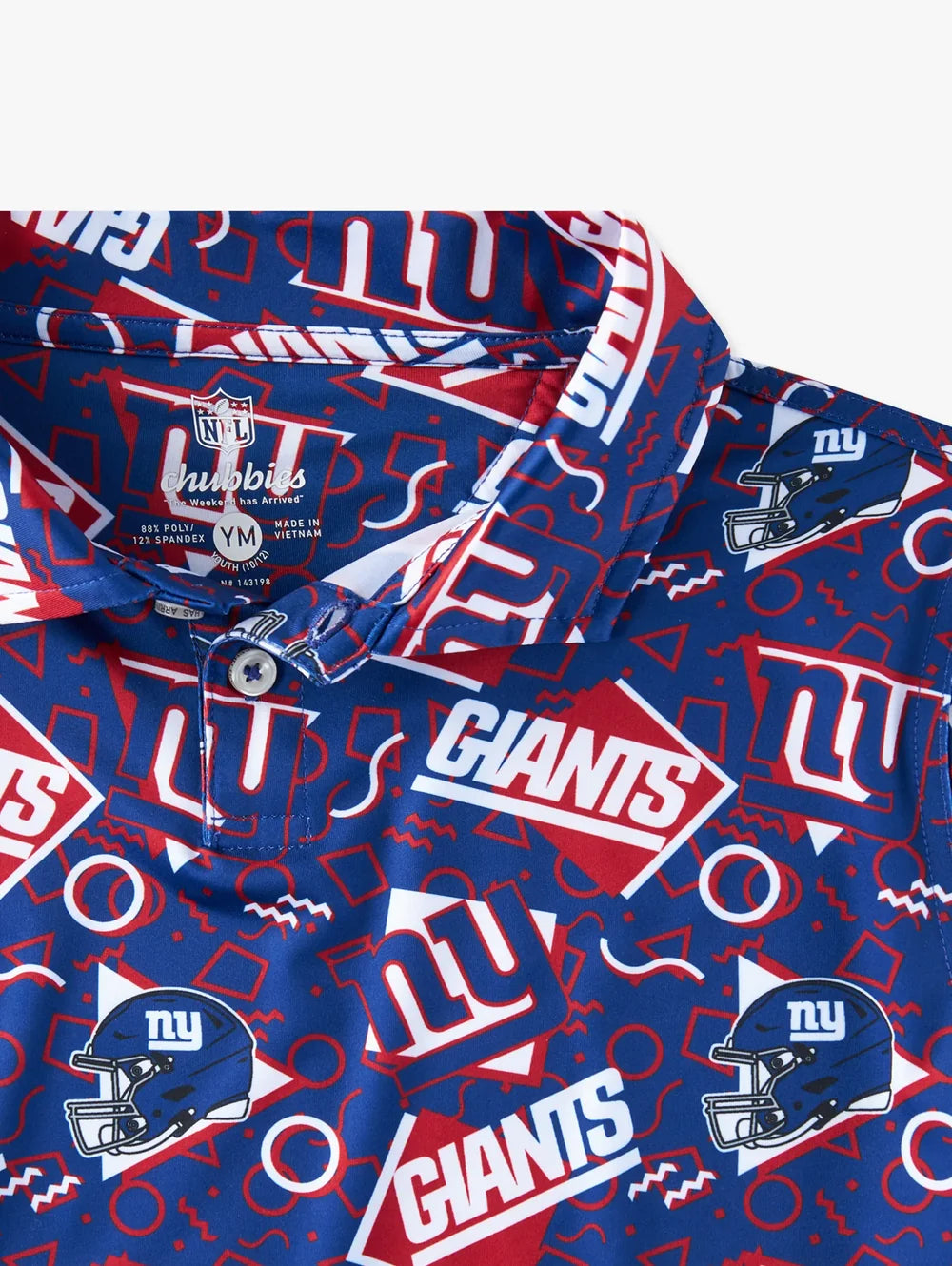 The Giants Game Day Fit (Boys Performance Polo) - Image 3 - Chubbies Shorts