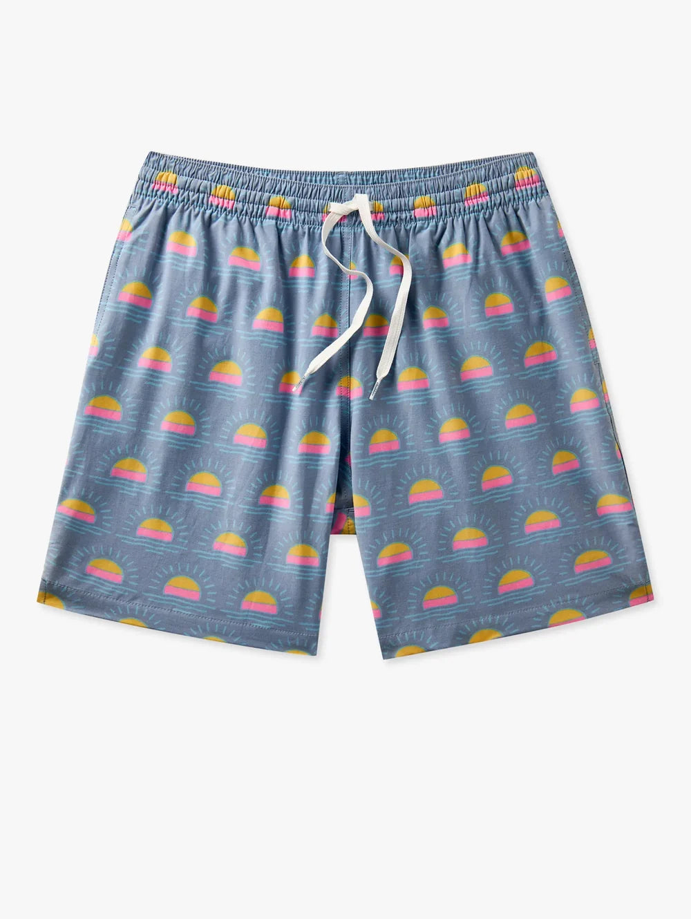 The Heat Waves- Gray 7" (Classic Swim Trunk) - Image 1 - Chubbies Shorts