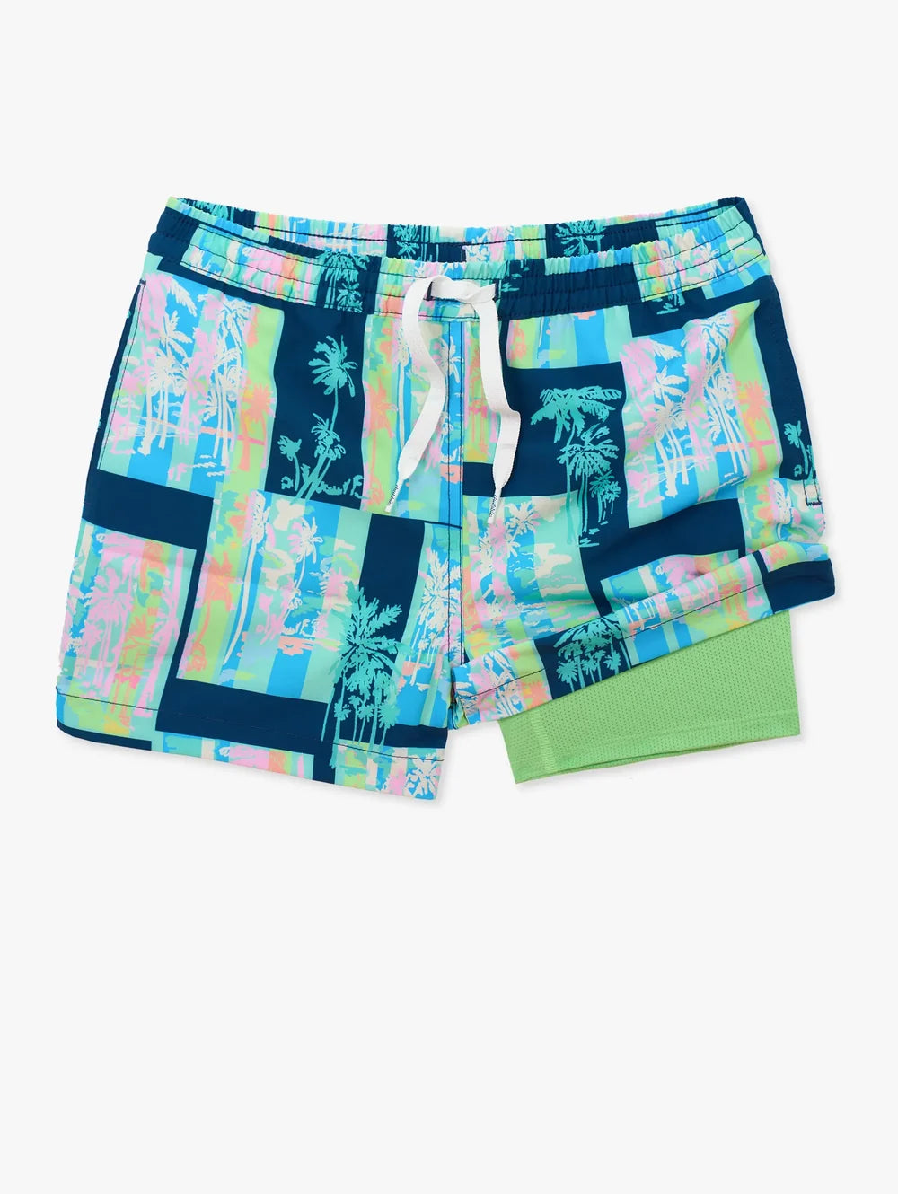 The Hip To Be Squares (Boys Classic Lined Swim Trunk) - Image 1 - Chubbies Shorts