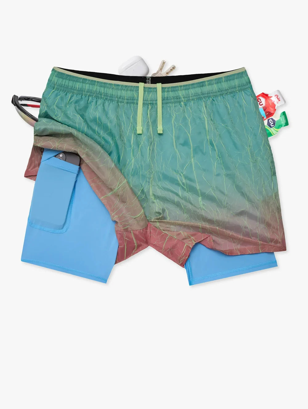 The Indigo Fizzes 5.5" (Crinkle Ultimate Training Short) - Image 2 - Chubbies Shorts
